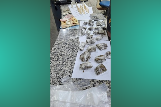 PM prende homem por tráfico de drogas em cumprimento de mandado em Cardoso Moreira