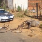 Mãe e filha morrem após carro pegar fogo em Cardoso Moreira